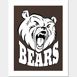 Bears mascot Posters and Art